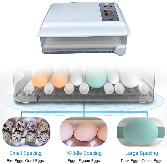 Egg Incubator 64 Eggs Large Capacity Incubator Hatching Machine