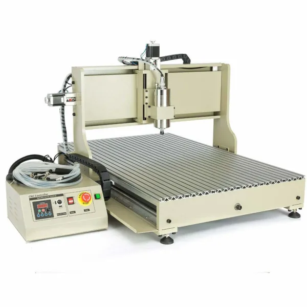 CNCEST 4 Axis 6090 Engraving Milling Machine-1.5KW USB Engraving