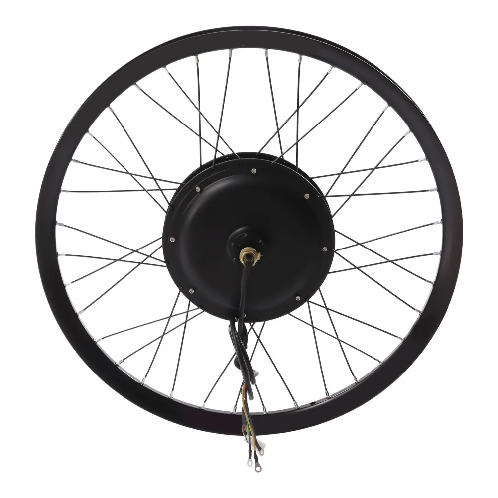 Electric Bicycle Conversion Kit 2000W Electric Bike Kit 72V Rear Wheel Motor with Mutifunction Display for 26-inch Bikes