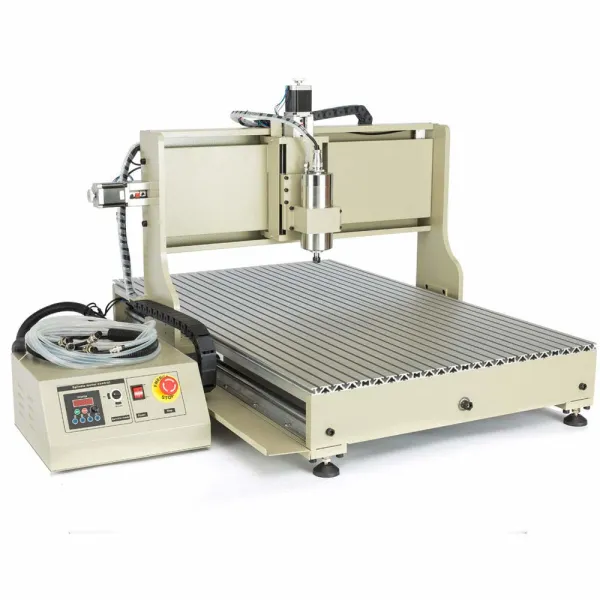 CNCEST 6090 Spindle Engraving Machine For Wood Working Cutting USB CNC 6090 4 axis 2.2KW CNC Router Small Wood Metal Engraving Milling Machine