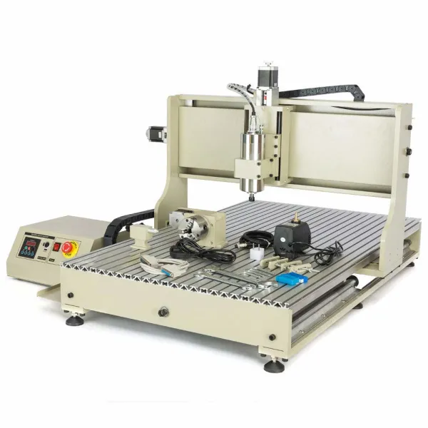 CNCEST 6090 Spindle Engraving Machine For Wood Working Cutting USB CNC 6090 4 axis 2.2KW CNC Router Small Wood Metal Engraving Milling Machine