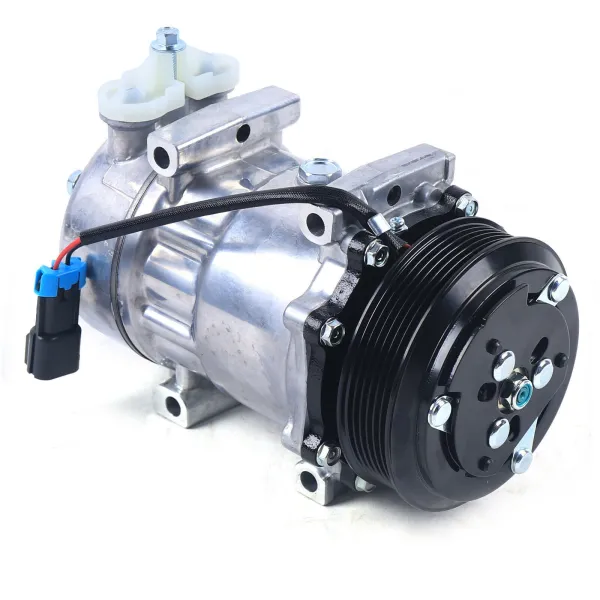 AC A/C Compressor & Clutch 6 Grooves For Peterbilt AND Kenworth Trucks 4039 4424