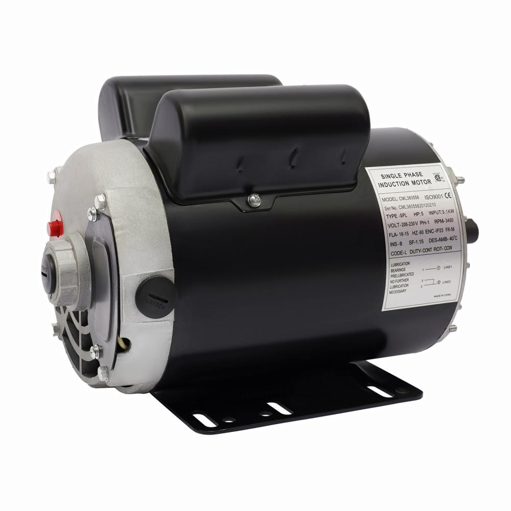 CNCEST 5 HP SPL 3450 RPM 56 Frame Air Compressor for air compressors ...
