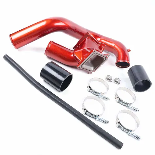 Duramax Diesel 3" High Flow Intercooler Pipe & Y-Bridge Kit Fit For GM 6.6L 2006-2010 LBZ 2006-2007 LMM 2007.5-2010