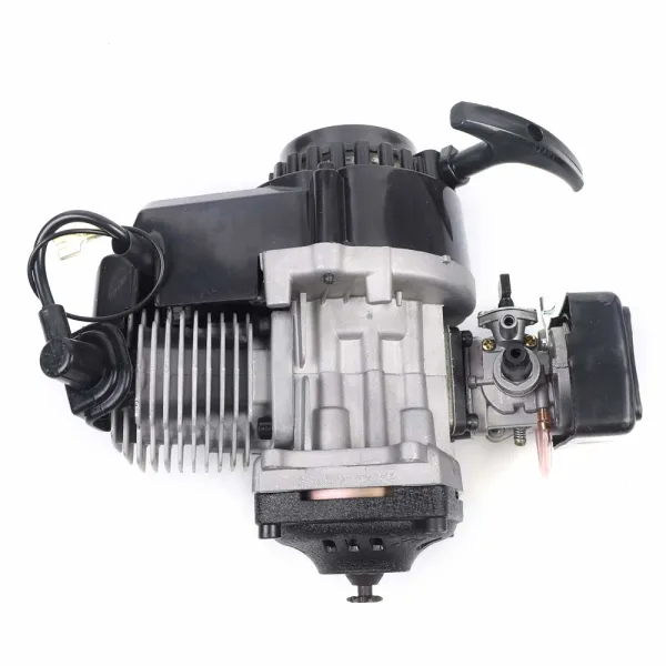Motore 49cc 2 Tempi Per Minimoto E Mini Cross - Raffreddato Ad Aria, 3.5 CV, Avviamento A Strappo, Completo Di Carburatore E Filtro