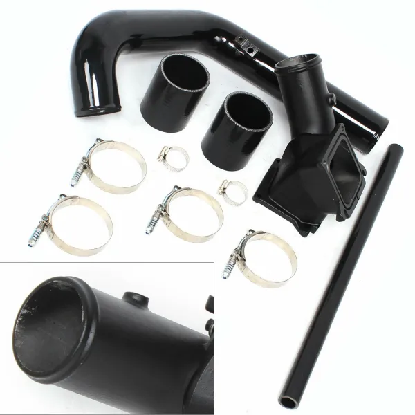 Black 3" Duramax Diesel high flow Intercooler Pipe & Y-Bridge Kit Fit For GM 6.6L 2006-2010 LBZ 2006-2007 LMM 2007.5-2010