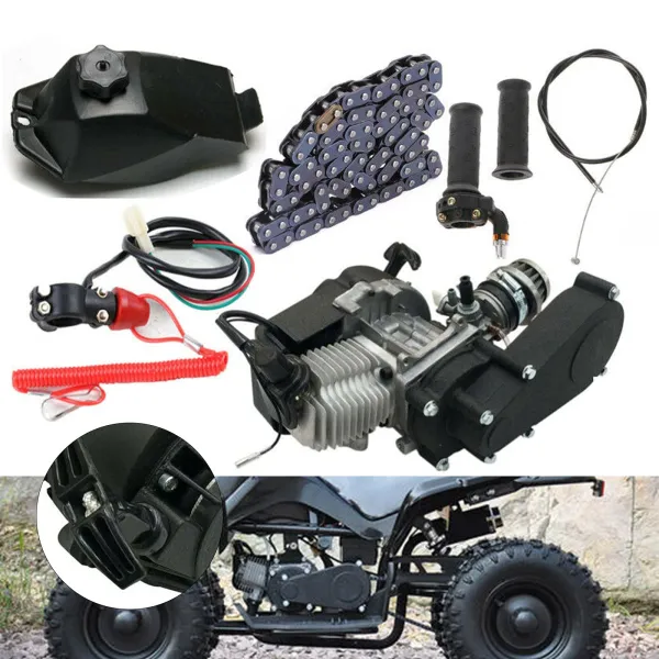 2 Stroke Engine Motor Gear Box Chain Kit CNCEST