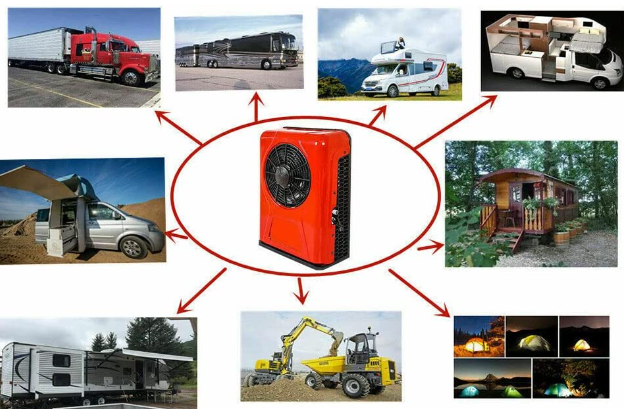 Universal Electric Air Conditioner for Truck RV Bus Car Air Conditioning System