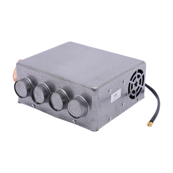 Auto 4 Port Underdash A/C Air Conditioning Heater Kit 12X Copper Tube+Speed Switch Set for Truck Minivans Excavators Harvesters