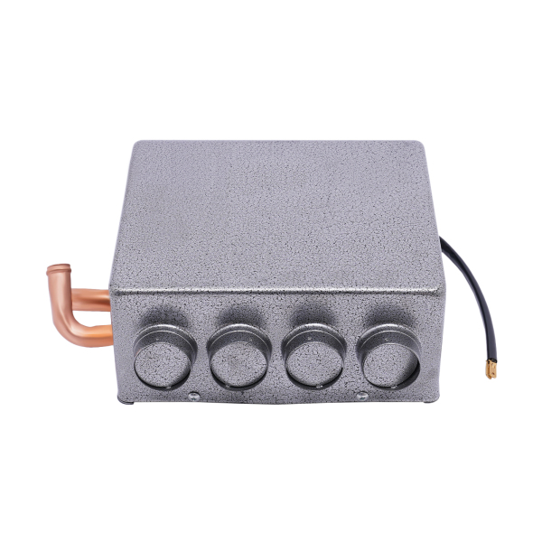 Auto 4 Port Underdash A/C Air Conditioning Heater Kit 12X Copper Tube+Speed Switch Set for Truck Minivans Excavators Harvesters