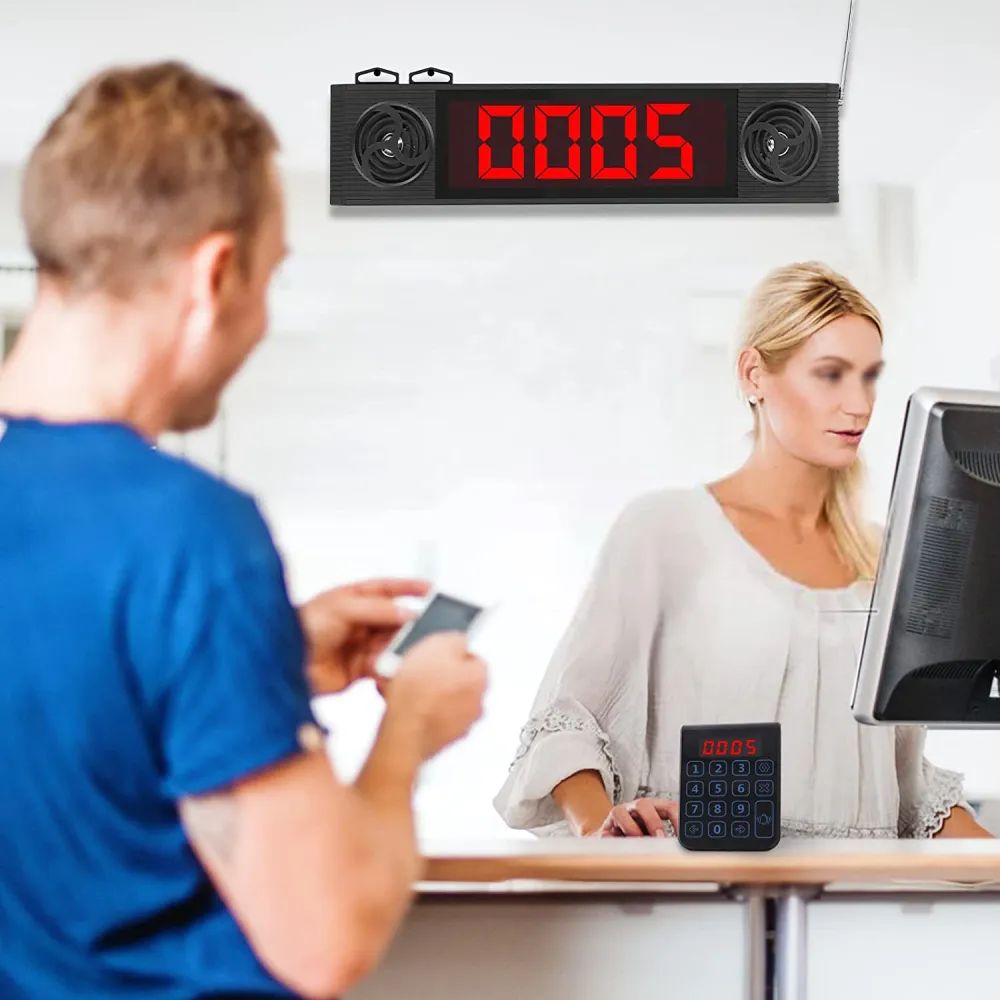 Queue Management System Wireless Calling System Take A Number System, Loud Speakers