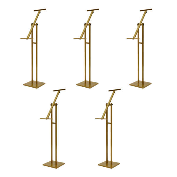 5-Piece Poster Frame Floor Standing Poster Display Frame Sign Stand Adjustable
