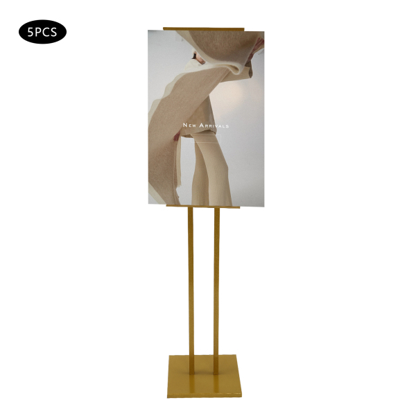 5-Piece Poster Frame Floor Standing Poster Display Frame Sign Stand Adjustable 5-Piece Poster Frame Floor Standing Poster Display Frame Sign Stand Adjustable