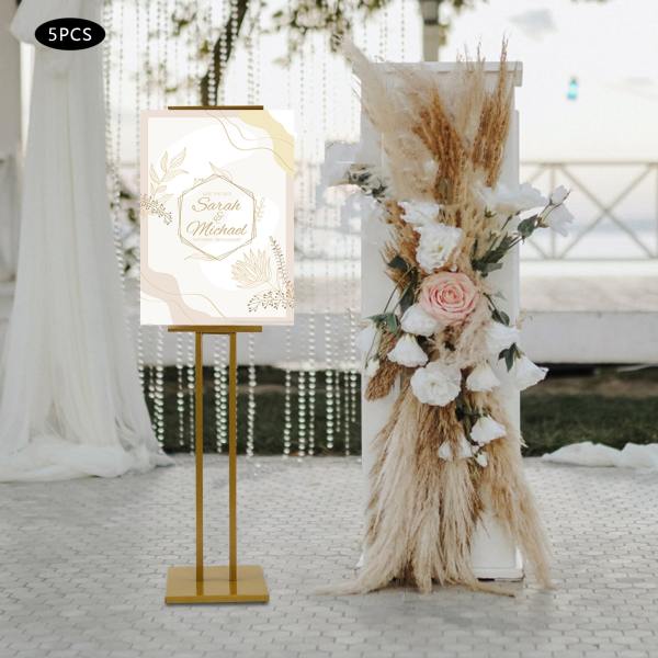5-Piece Poster Frame Floor Standing Poster Display Frame Sign Stand Adjustable 5-Piece Poster Frame Floor Standing Poster Display Frame Sign Stand Adjustable