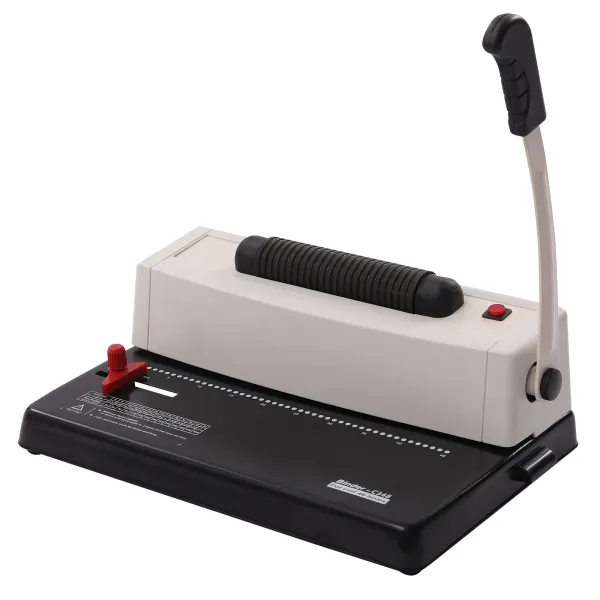 Coil Binding Machine, Electric Coil Inserter, Round Hole Punch, 250 Sheets, Perfect for Letter Size / A4 / A5 Coil Binding Machine, Electric Coil Inserter, Round Hole Punch, 250 Sheets, Perfect for Letter Size / A4 / A5