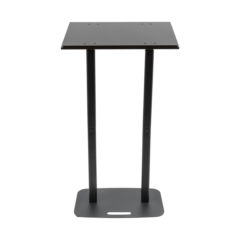 Acrylic Podium Iron Body and Base 46.5Inch Height Floor Standing