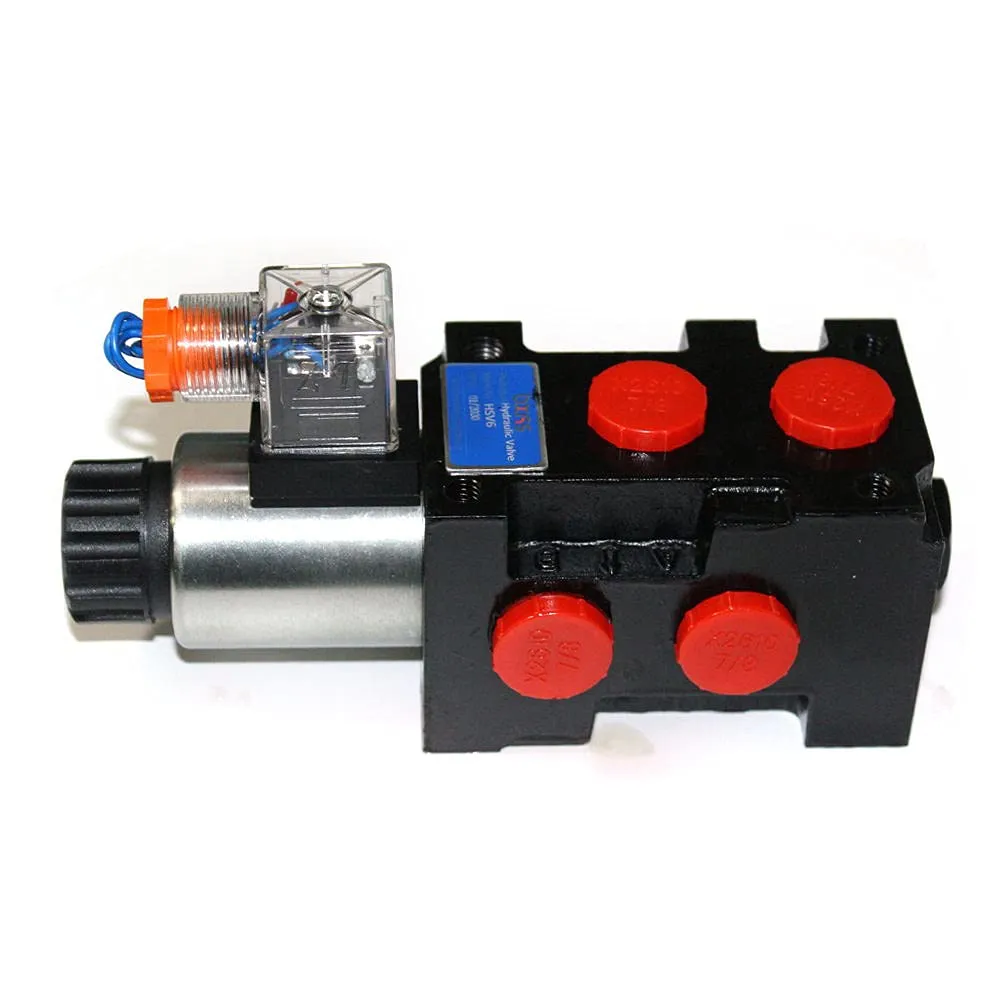 13GPM Hydraulic Solenoid Selector Diverter Valve HSV6-C DC12V 1-Spool 25MPa 50LPM
