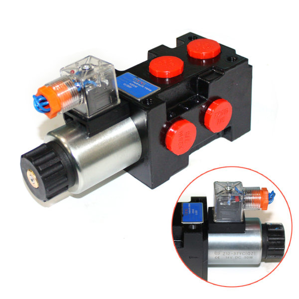 13GPM Hydraulic Solenoid Selector Diverter Valve HSV6-C DC12V 1-Spool 25MPa 50LPM 13GPM Hydraulic Solenoid Selector Diverter Valve HSV6-C DC12V 1-Spool 25MPa 50LPM