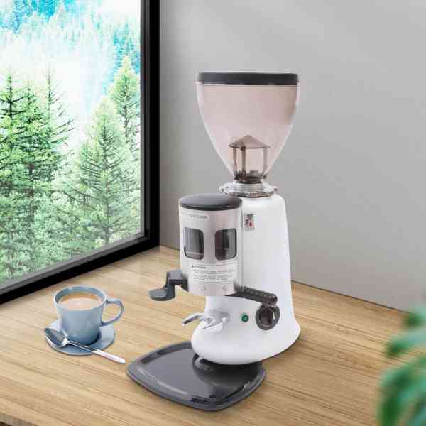 Commercial 350W Coffee Grinder Burr Mill - Round Hopper Aluminum Body Coffee Bean Milling Machine Commercial 350W Coffee Grinder Burr Mill - Round Hopper Aluminum Body Coffee Bean Milling Machine