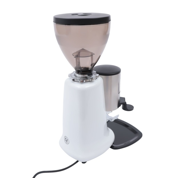 Commercial 350W Coffee Grinder Burr Mill - Round Hopper Aluminum Body Coffee Bean Milling Machine