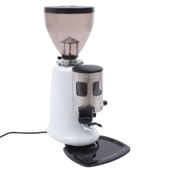 Commercial 350W Coffee Grinder Burr Mill - Round Hopper Aluminum Body Coffee Bean Milling Machine