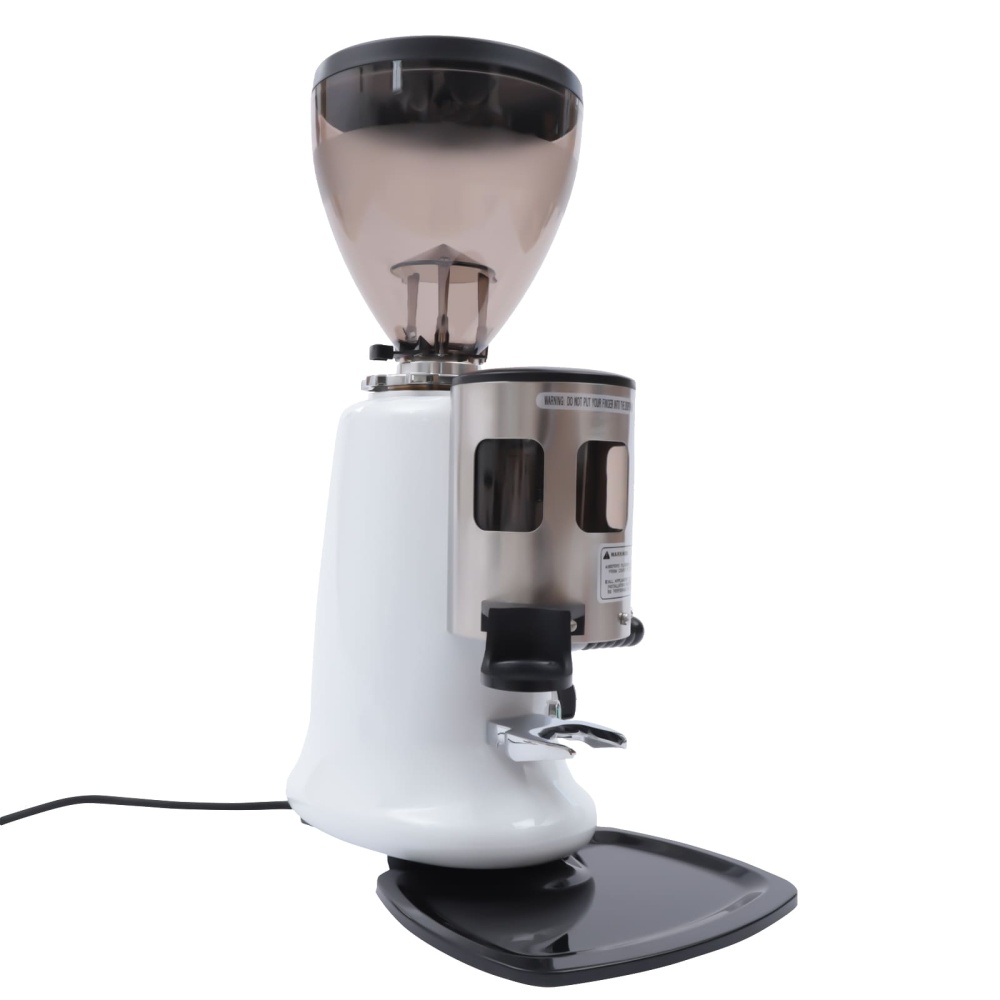 Commercial 350W Coffee Grinder Burr Mill - Round Hopper Aluminum Body Coffee Bean Milling Machine