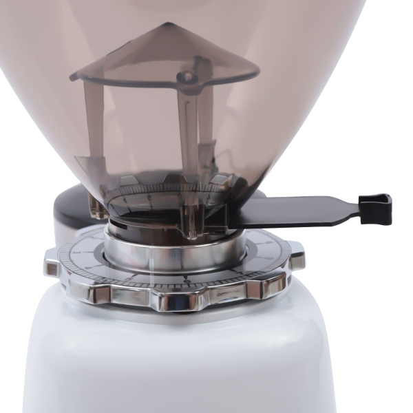 Commercial 350W Coffee Grinder Burr Mill - Round Hopper Aluminum Body Coffee Bean Milling Machine