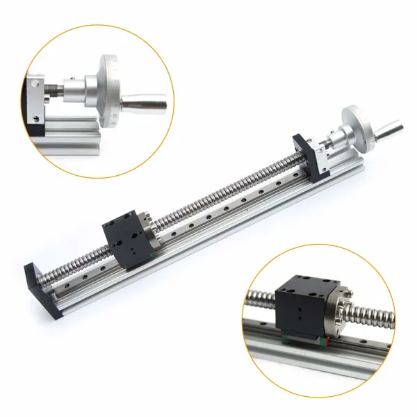 Manual Linear Rail Guide Slide Stage Actuator Ball Screw Motion Table