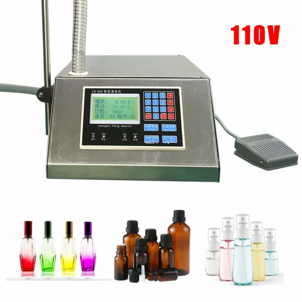 17L/min Liquid Bottle Filler Machine 110V Bottle Filling Machine for the Filling of Ordinary Liquid and Viscous Liquid