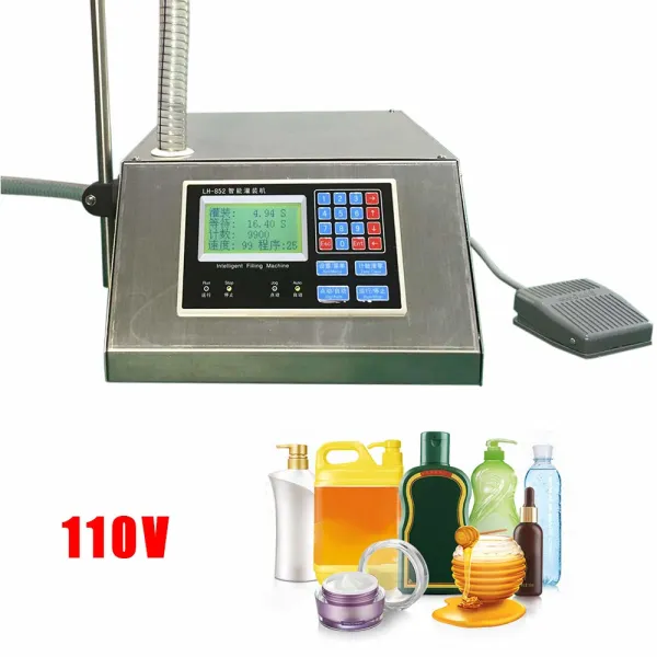 17L/min Liquid Bottle Filler Machine 110V Bottle Filling Machine for the Filling of Ordinary Liquid and Viscous Liquid
