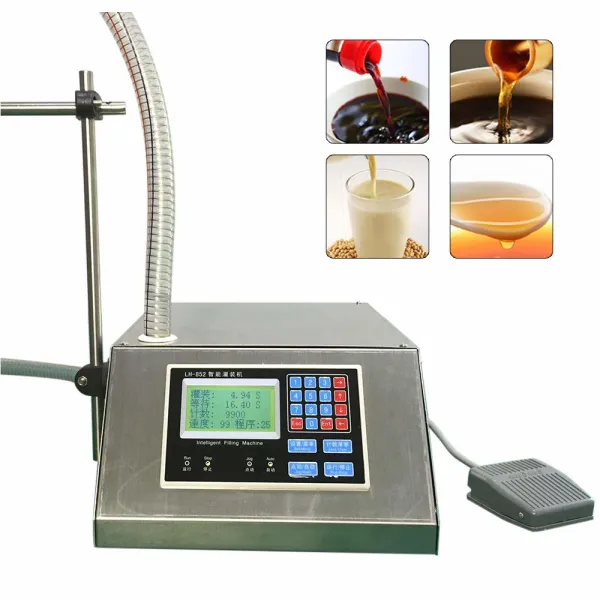 17L/min Liquid Bottle Filler Machine 110V Bottle Filling Machine for the Filling of Ordinary Liquid and Viscous Liquid