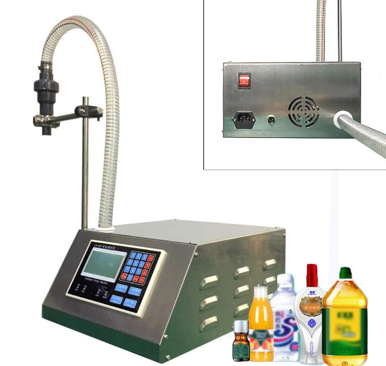 17L/min Liquid Bottle Filler Machine 110V Bottle Filling Machine for the Filling of Ordinary Liquid and Viscous Liquid