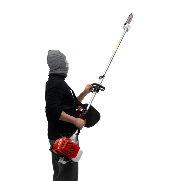 CNCEST  42.7CC 2 Stroke Gas Powered Pole Saw Split Shaft Chainsaw Pruner Trimmer-Chainsaw