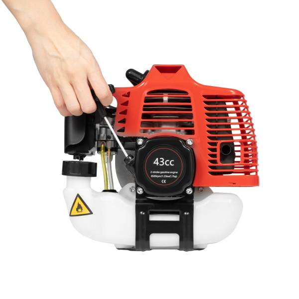 CNCEST  42.7CC 2 Stroke Gas Powered Pole Saw Split Shaft Chainsaw Pruner Trimmer-Chainsaw