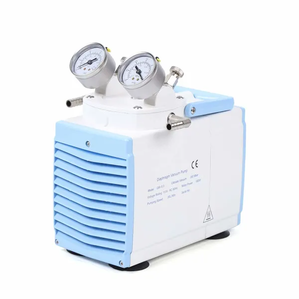 OilFree Diaphragm Vacuum Pump 30L/m Pressure Adjustable Vacuum Filtration Distillation