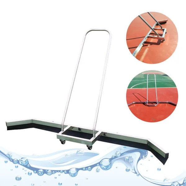 Tennis Court Squeegee Sweeper Water Absorbing Remover Rain Shuttle Broom