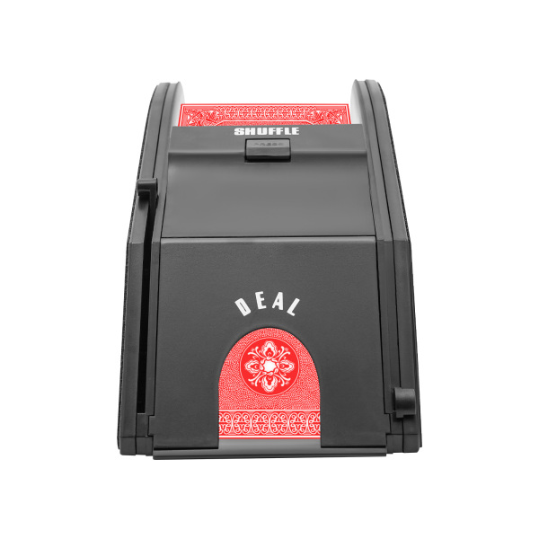 CNCEST 110V Black 1-2 Deck Automatic Card Shuffler Machine Electric Poker Shuffling Machine