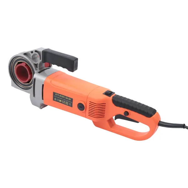 Electric Pipe Threader Tool Kit 2300W Portable Handheld Electric Pipe Threader Threading Machine with Anti-slip Handle Multiple Switches Fixed Rod