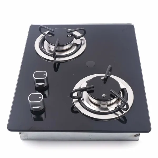 Boat Caravan Gas Cooktop-2 Burner LPG Gas Stove Tempered Glass Adjustable Fire (Black) Boat Caravan Gas Cooktop-2 Burner LPG Gas Stove Tempered Glass Adjustable Fire (Black)
