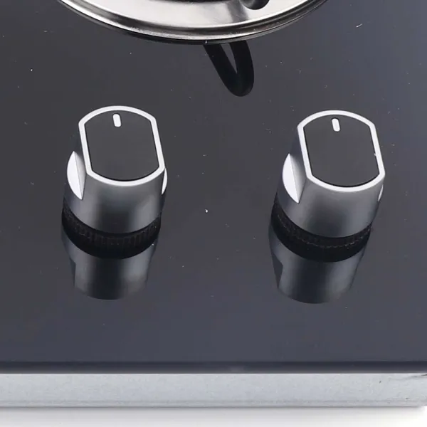 Boat Caravan Gas Cooktop-2 Burner LPG Gas Stove Tempered Glass Adjustable Fire (Black) Boat Caravan Gas Cooktop-2 Burner LPG Gas Stove Tempered Glass Adjustable Fire (Black)