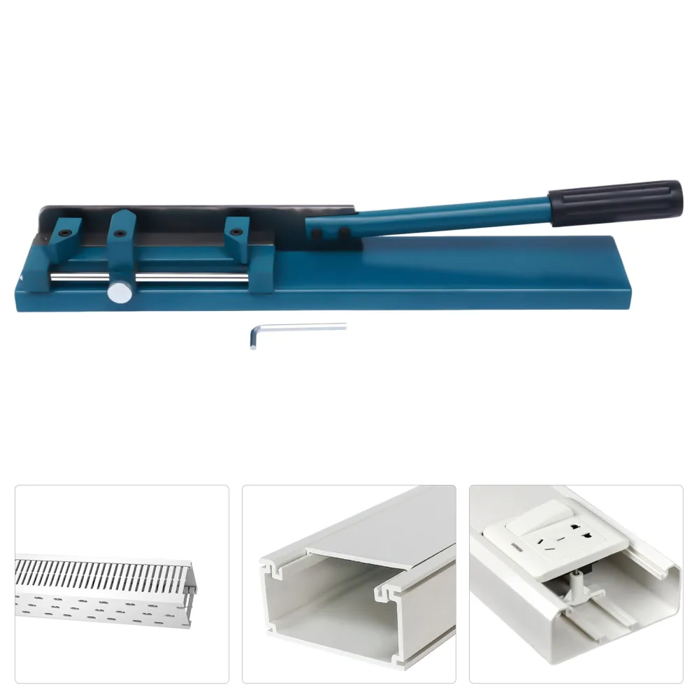 PVC Trunking Cutter Manual Plastic Wiring Duct Angle Adjustable Cutting Machine