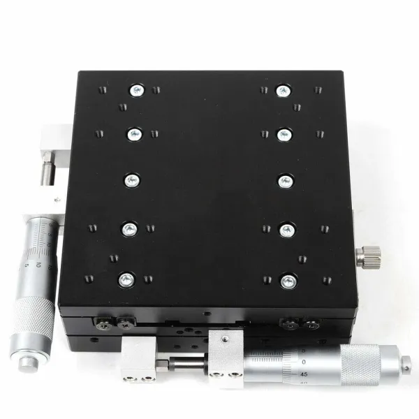 CNCEST Manual XY Linear Stage-High Precision Manual XY Sliding Table Micrometer Trimming Platform CNCEST Manual XY Linear Stage-High Precision Manual XY Sliding Table Micrometer Trimming Platform