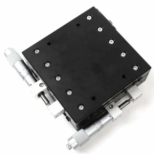 CNCEST Manual XY Linear Stage-High Precision Manual XY Sliding Table Micrometer Trimming Platform CNCEST Manual XY Linear Stage-High Precision Manual XY Sliding Table Micrometer Trimming Platform