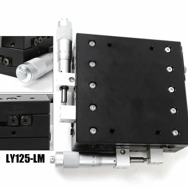 CNCEST Manual XY Linear Stage-High Precision Manual XY Sliding Table Micrometer Trimming Platform CNCEST Manual XY Linear Stage-High Precision Manual XY Sliding Table Micrometer Trimming Platform