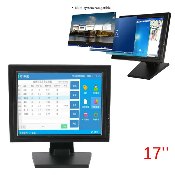 17 inch LCD Touch Screen Monitor Computer Screen LCD VGA 1280*1024 POS 17 inch LCD Touch Screen Monitor Computer Screen LCD VGA 1280*1024 POS