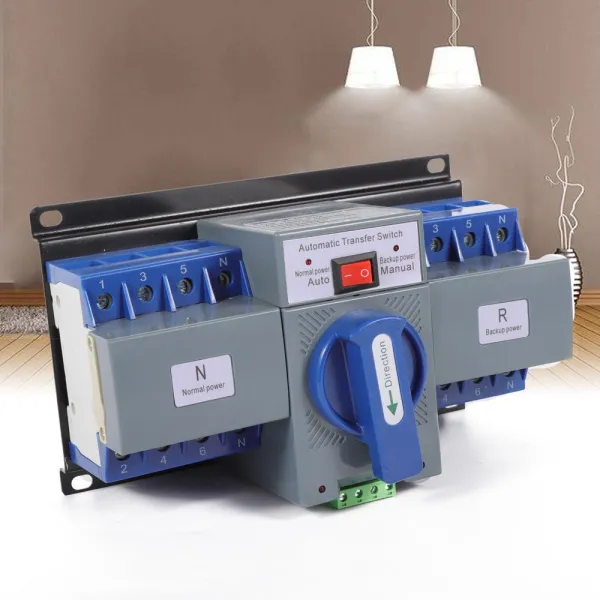 CNCEST Professional Automatic Generator Transfer Switch Dual Power 4P 50Hz/60Hz  AC110V/AC240V Changeover Switch