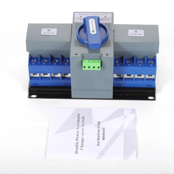 CNCEST Professional Automatic Generator Transfer Switch Dual Power 4P 50Hz/60Hz  AC110V/AC240V Changeover Switch