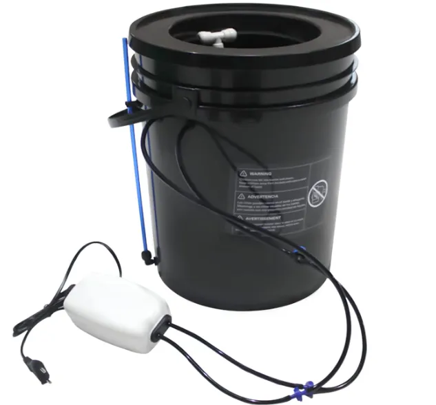 DWC Hydroponic System,5-Gallon 1 Bucket Deep Water Culture Growing with Reservoir Kit DWC Hydroponic System,5-Gallon 1 Bucket Deep Water Culture Growing with Reservoir Kit