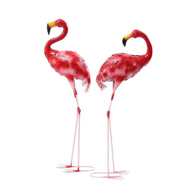 Flamingo Garden Statue, Outdoor Statues, Pink Flamingo Sculpture, Patio, Lawn, Backyard Decorations, Decor for Outside