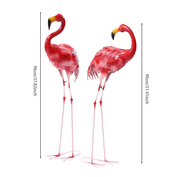 Flamingo Garden Statue, Outdoor Statues, Pink Flamingo Sculpture, Patio, Lawn, Backyard Decorations, Decor for Outside